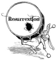 The logo of the RESURREXTION tribute band